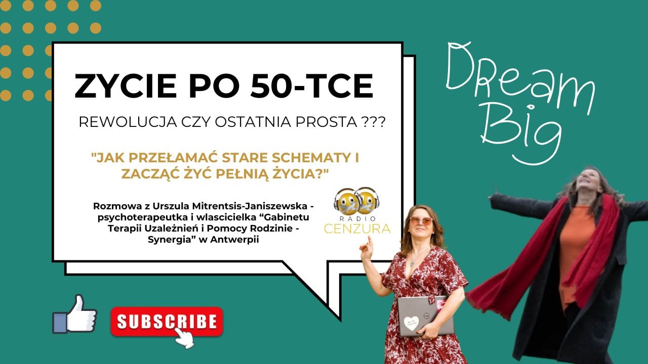 Życie po 50-tce   Rewolucja czy Ostatnia Prosta? Czy dzieciństwo w rodzinie dysfunkcyjnej wpływa na Twoje relacje, emocje i sposób, w jaki patrzysz na siebie?