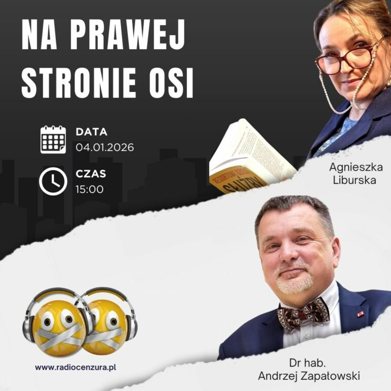 Na prawej stronie osi