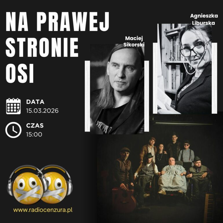 Na prawej stronie osi