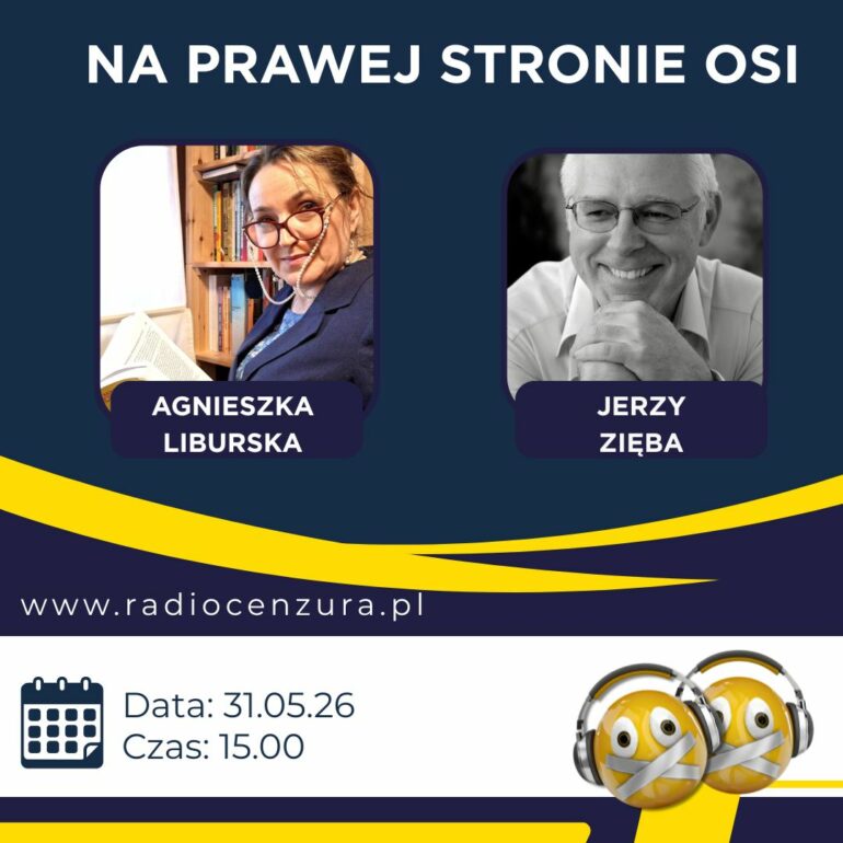 Na prawej stronie osi