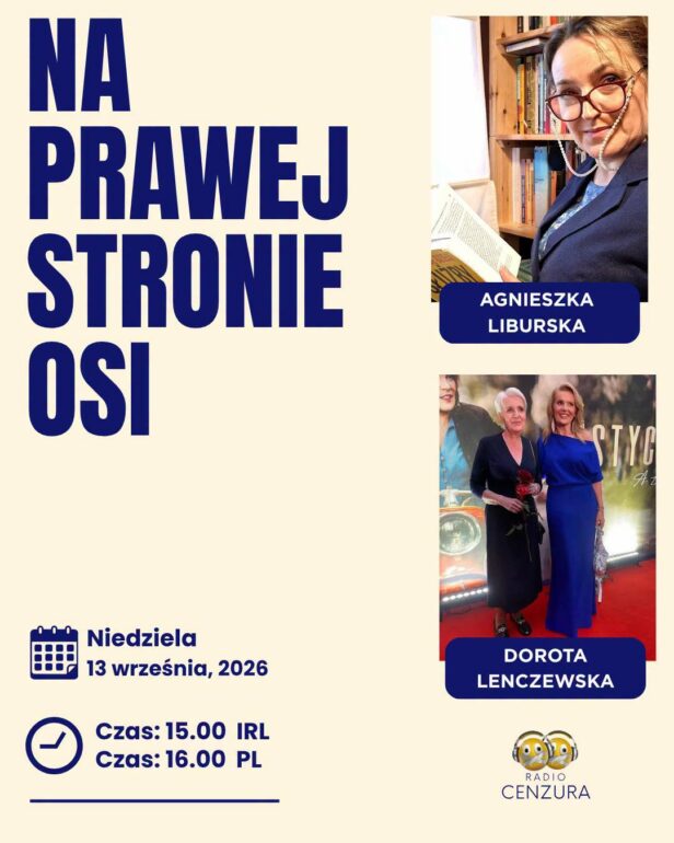 Na prawej stronie osi