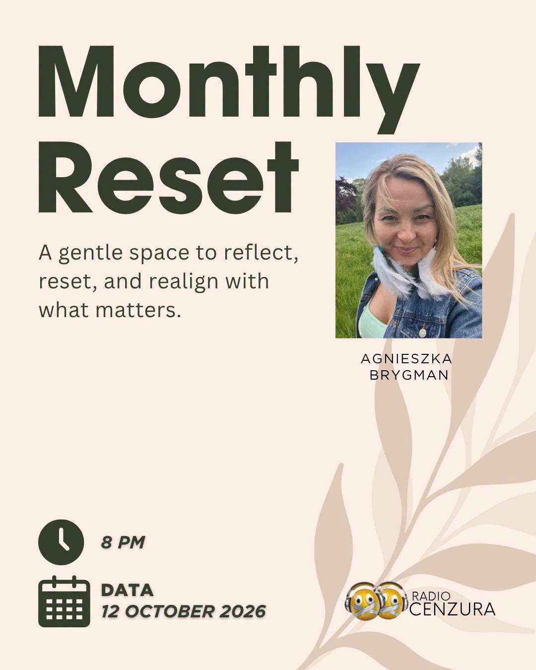 Monthly reset