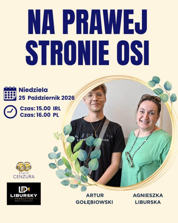 Na prawej stronie osi